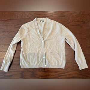 J. Crew 100% Cashmere Sweater in Beige
